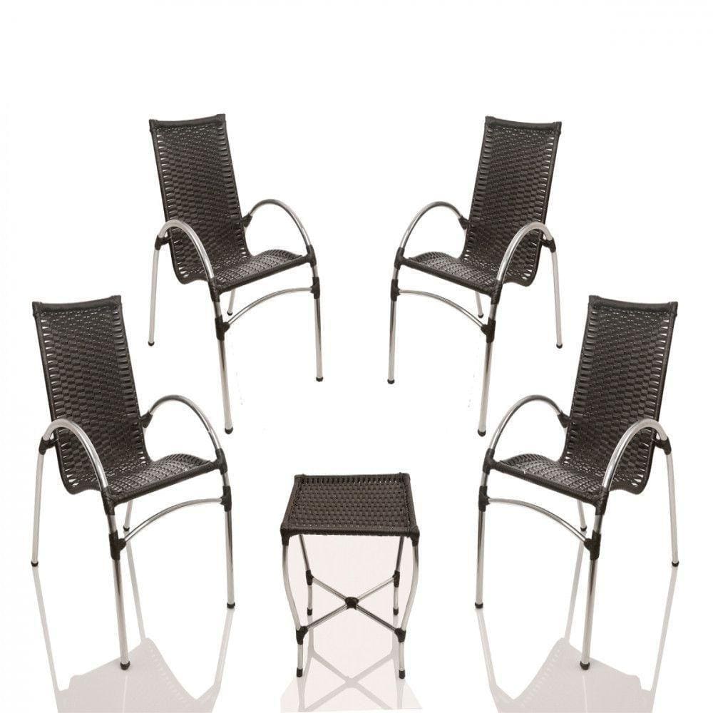 Conjunto Poltronas Para Varanda Edícula Jardim Tabaco