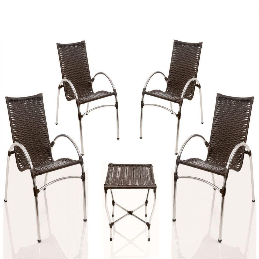 Conjunto Poltronas Para Varanda Edícula Jardim Pedra Ferro