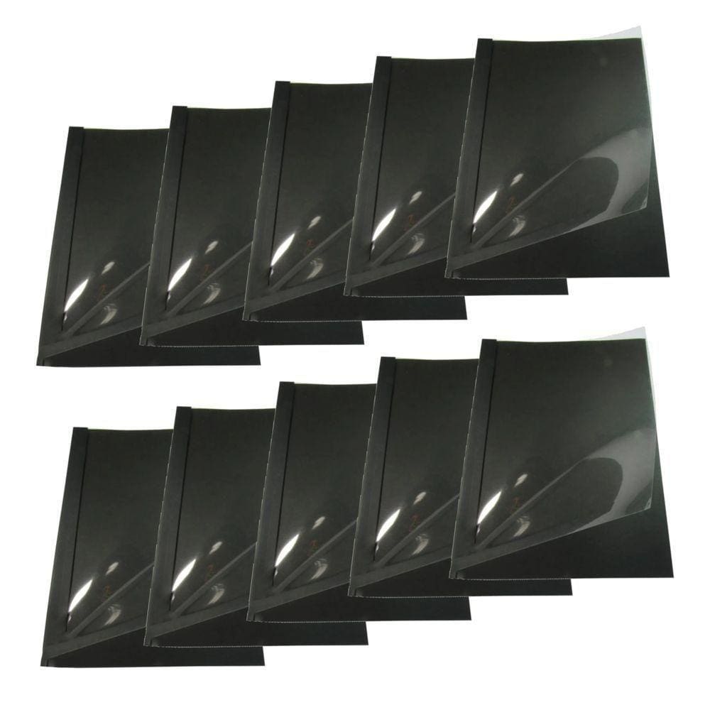 Kit 30 Capas Encadernação Térmica Até 60 Folhas A4 Preta