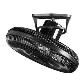 Ventilador De Teto Venti-delta 360° Oscilante 50cm Bivolt Preto