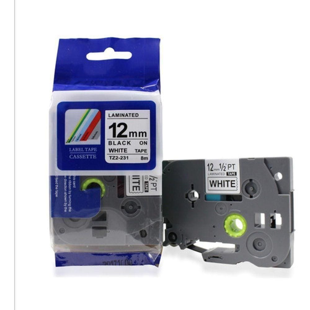 Kit 10 Fita Compatível Brother Tze 231 12mm