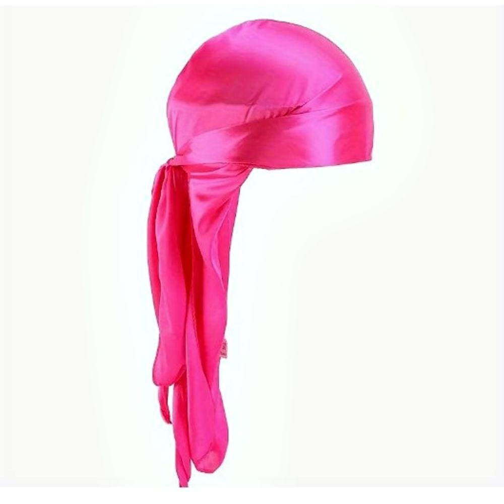 Durag Touca Bandana Waves Dread Lenço Unissex Antifrizz  Rosa