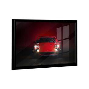 Quadro Ferrari F40 Vermelha Frente Br Artes