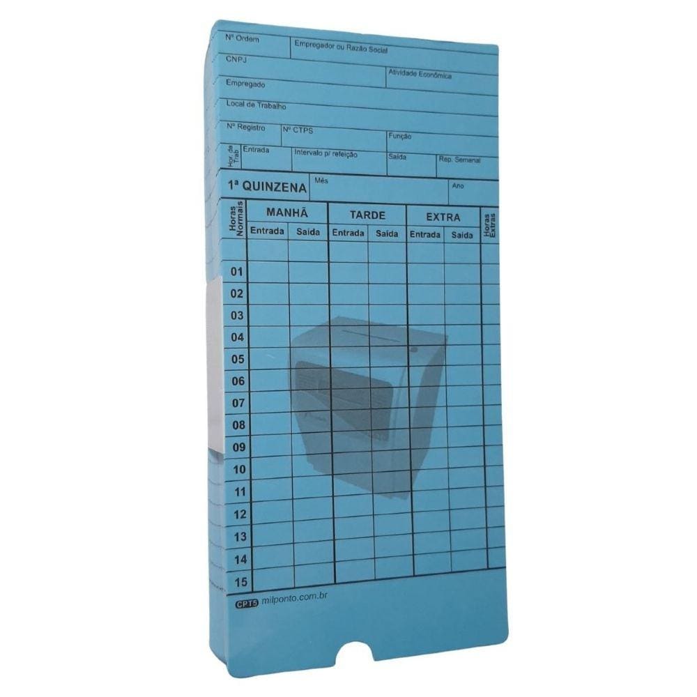 Cartão tecnibra tbp 3.0, tbp 4.0 e tbp 5.0 300 unid