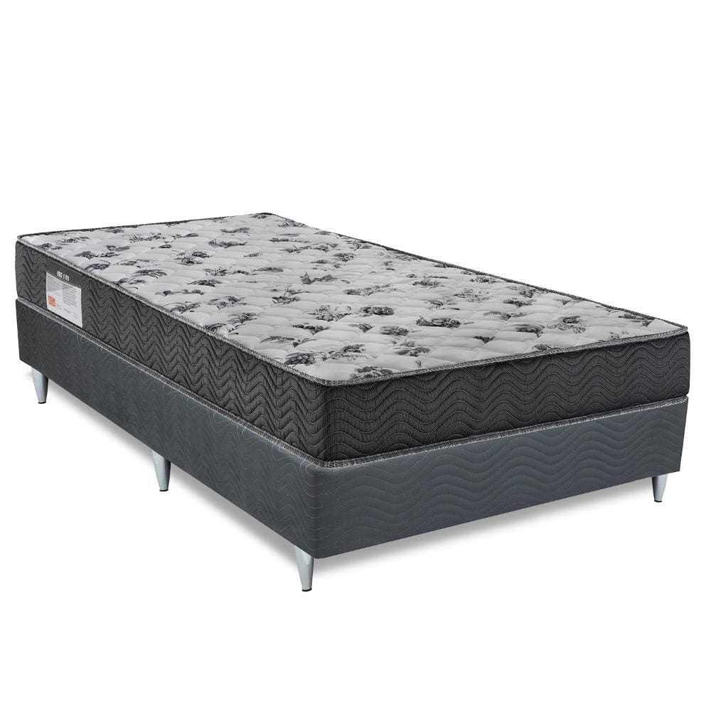 Cama box e Colchão ISO 100 D33 Casal(138x188)-Ortobom