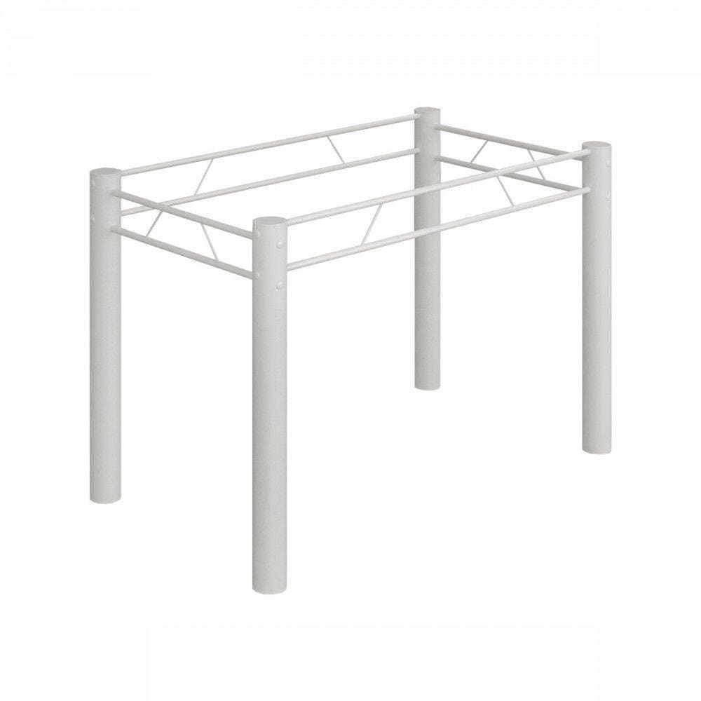 Base Para Mesa De 140x75 Paris Liso Branco Teixeira Branco
