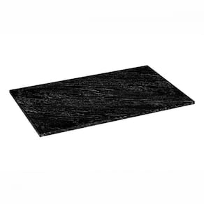 Tampo De Ardósia 100x60 Indiano Teixeira Preto Indiano