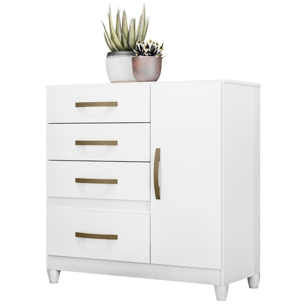 oda Sapateira Pes 4 Gav 7070 Branco Flex Moval Branco Flex