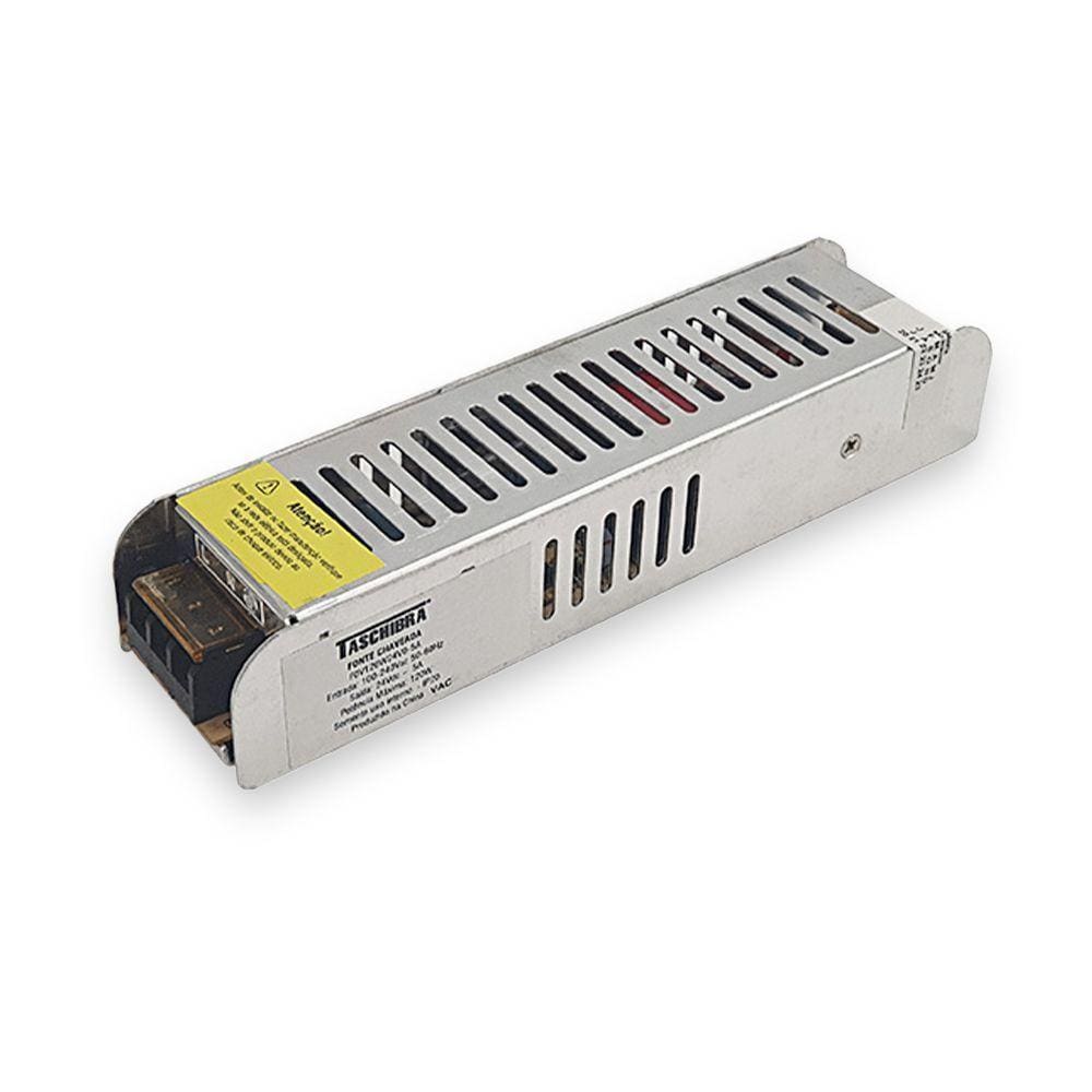 Fonte Taschibra Chaveada 120w 5a 24v Colmeia Autovolt