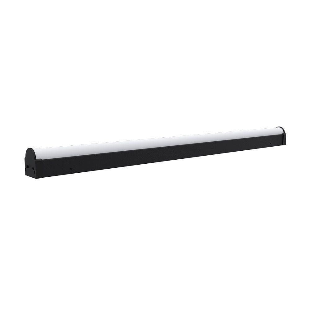 Luminária Led Taschibra Sobrepor Perfil Convex 56 16w Preta Bivolt 4000k Luz Neutra