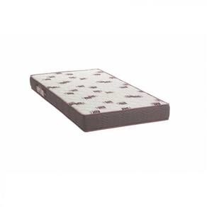 Colchão Solteiro Ortobom D 28 Light 14X 188X 88 cm Branco/Bordô