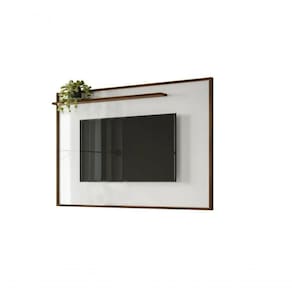 Painel Gênesis 1.9 De Até 75 Polegadas Palisandro/branco