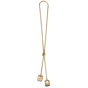 Colar Relógio Euro Feminino Ref: Eu2035ywt/4di Dourado Retangular