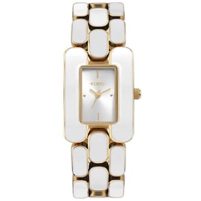 Relógio Euro Feminino Ref: Eu2035ywl/4b Bracelete Retangular Dourado