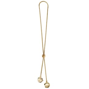 Colar Relógio Euro Feminino Ref: Eu2035ywu/4di Dourado Redondo