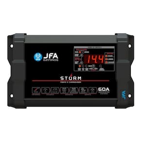 Fonte Carregador Automotivo JFA Storm 60A Bivolt Voltímetro Amperímetro Com Diagnóstico de Bateria
