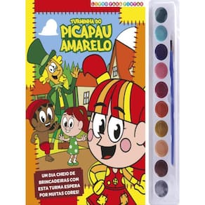 Sítio Do Picapau Amarelo Livro Para Pintar Com Aquarela