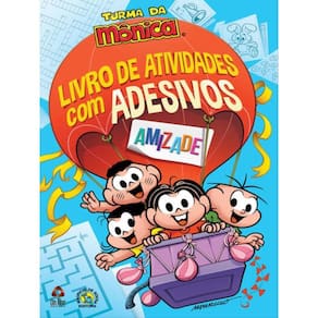 Turma Da Mônica Livro De Atividades Com Adesivos - Amizade