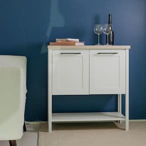 Aparador Buffet Ditália 2 Portas Bn-02 Cor:branco Branco