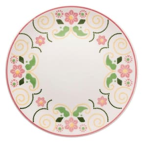 Kit 2 Pratos De Sobremesa Unni Lima Oxford Cerâmica 19 Cm