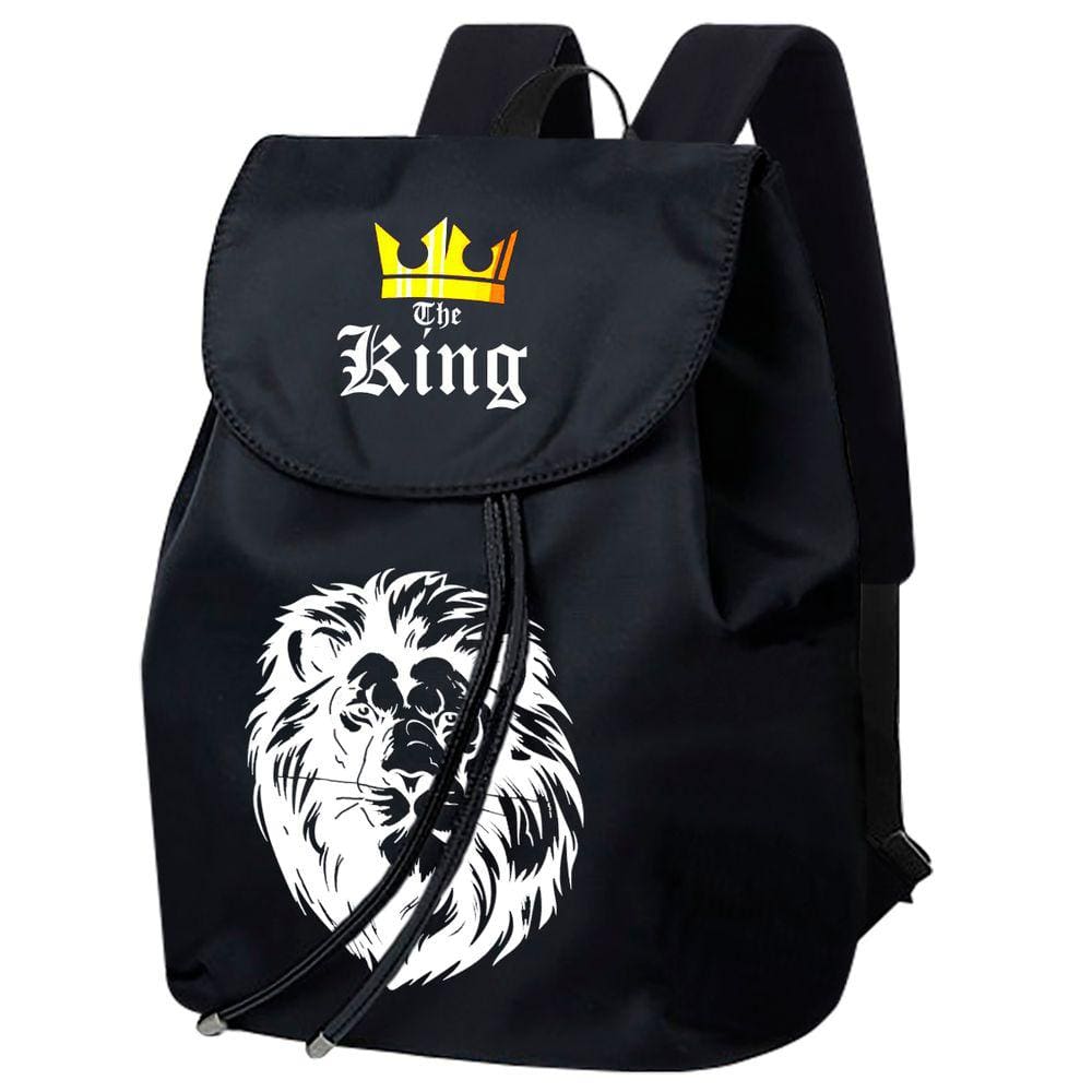 Mochila Leão Rei da Selva The King Unissex Reforçada