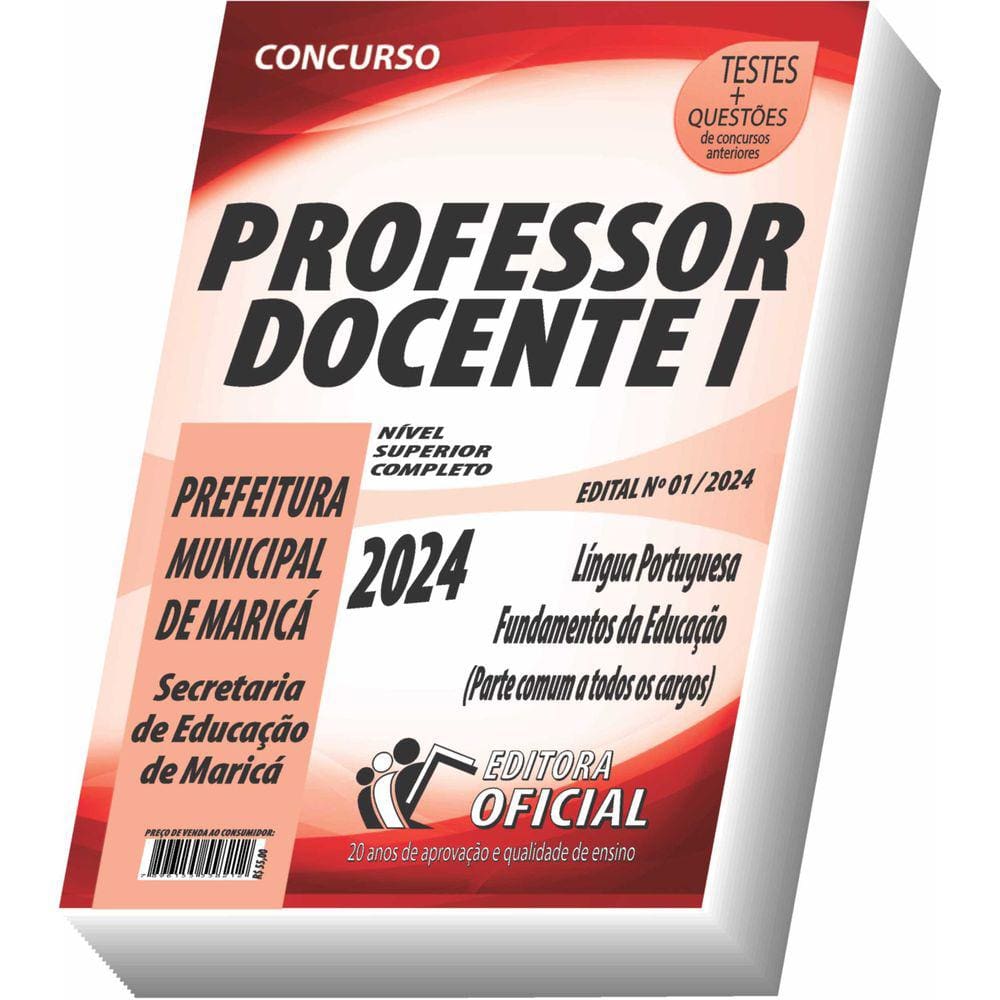 Apostila Prefeitura de Maricá - RJ - Professor Docente I - Parte Comum aos Cargos