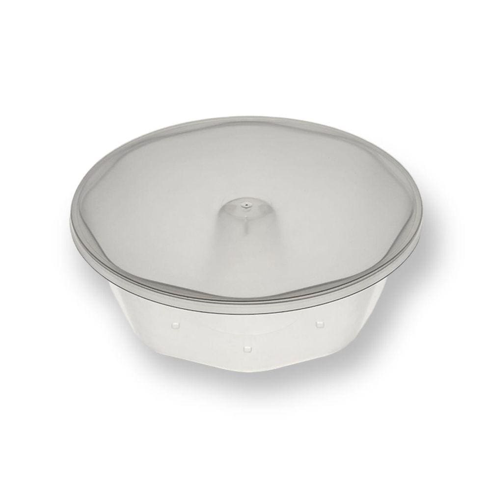 Forma Forneável Pudim Pequena Com Tampa 120ml c/10 un