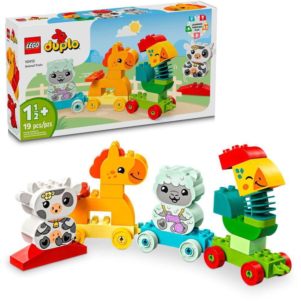 Lego Duplo Trem De Animais 10412 19pcs