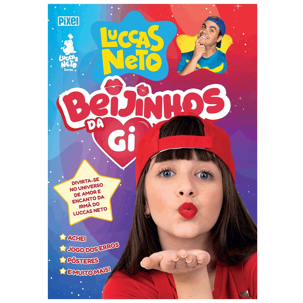 Livro Infantil Beijinhos Da Gi Luccas Neto
