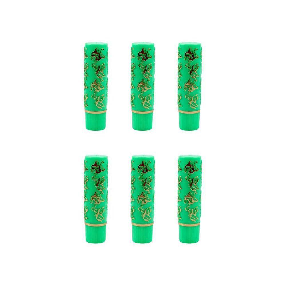 Batom Magico 24 Horas Bella Femme Verde-Kit C/6Un