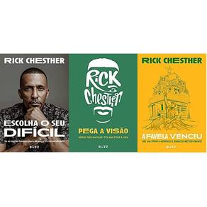 Kit 3 Livros Rick Chesther Escolha O Seu Difícil + A Favela