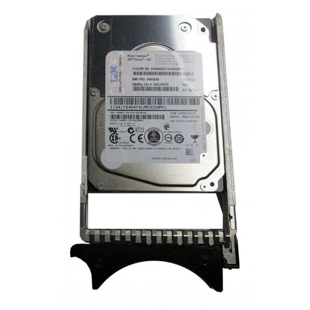Hd Sas Ibm 146Gb 15K 2.5 44V6845 N23502 Mbe2147Rc S0Cjy1B