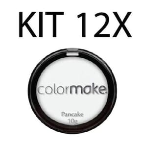 Kit Com 12 Pancakes Brancos Colormake