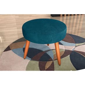 Puff Decorativo Dallas Turkey Petroleo F442 - Matrix
