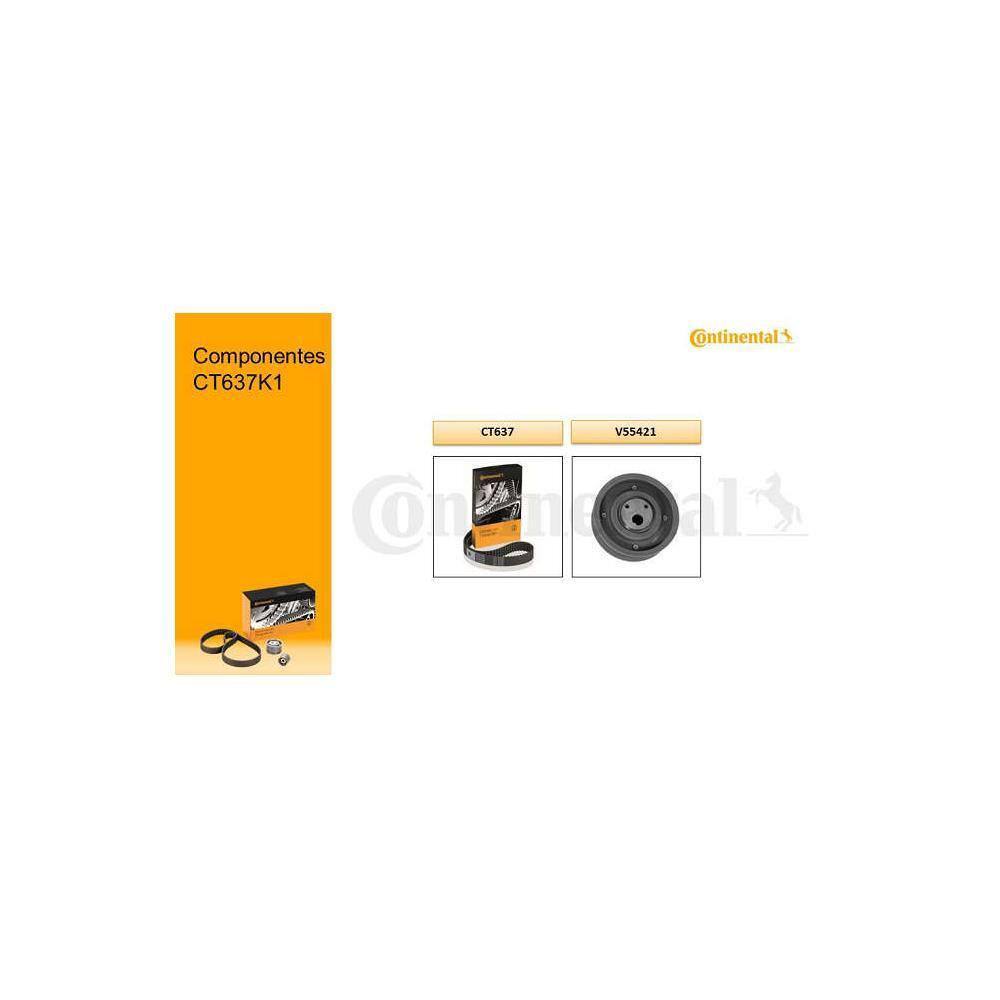 Kit de Correia Dentada - CONTITECH - CT637K1
