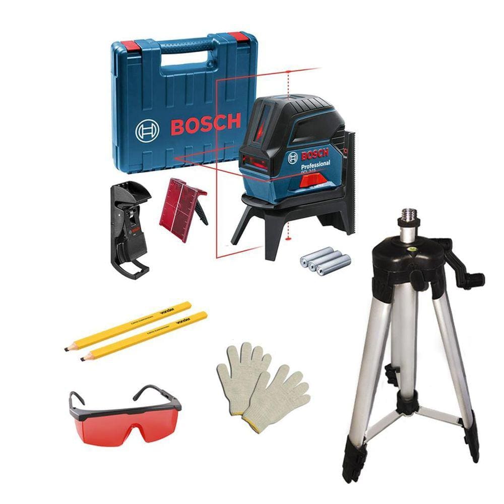 Nivel A Laser Bosch Gcl215 15M + Acessórios