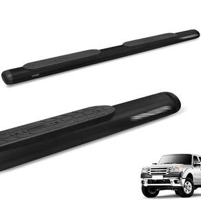 Estribo Lateral Ranger Cab. Dupla 1998 a 2012 Oval Oblongo Preto Gtnox