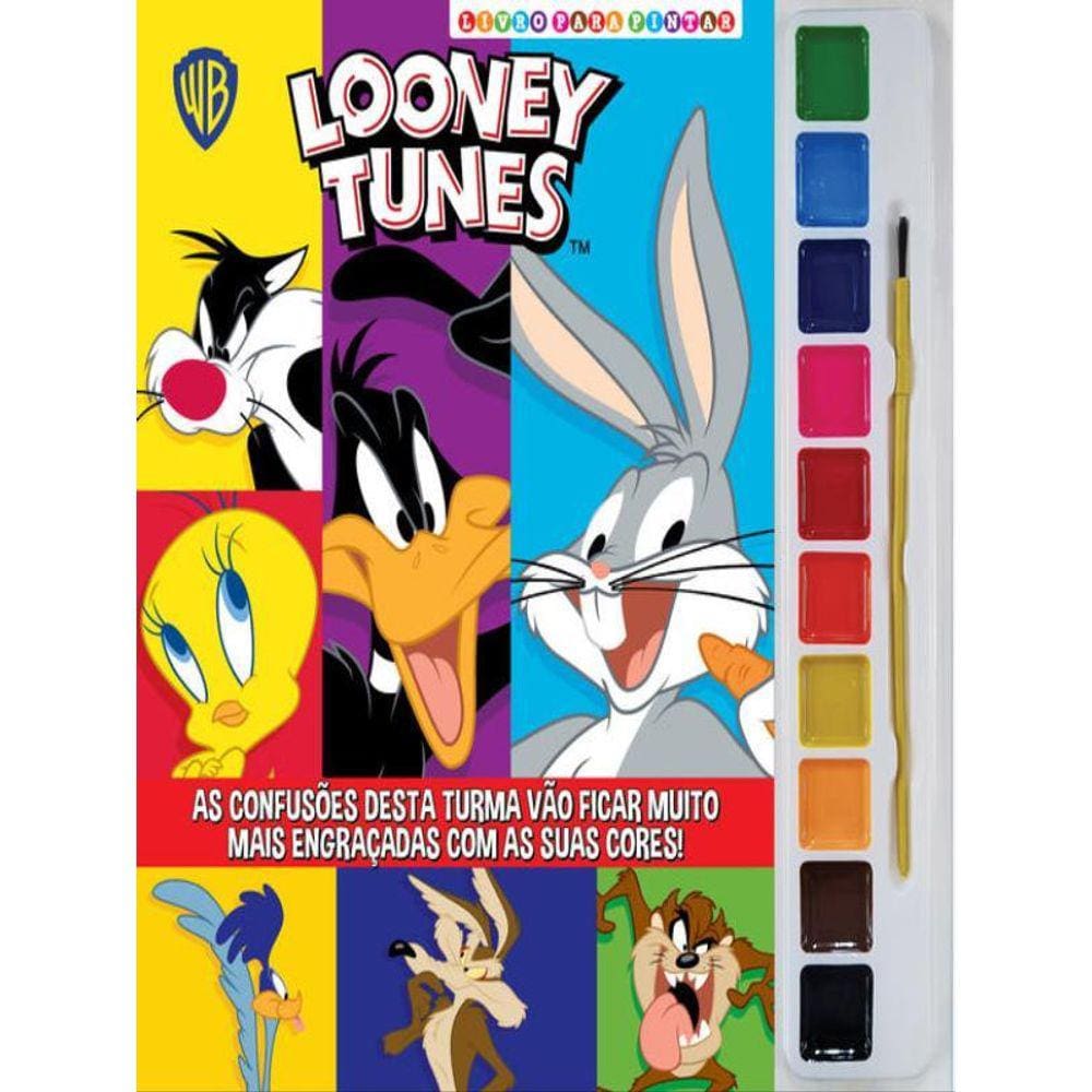 Looney Tunes Livro Para Pintar Com Aquarela