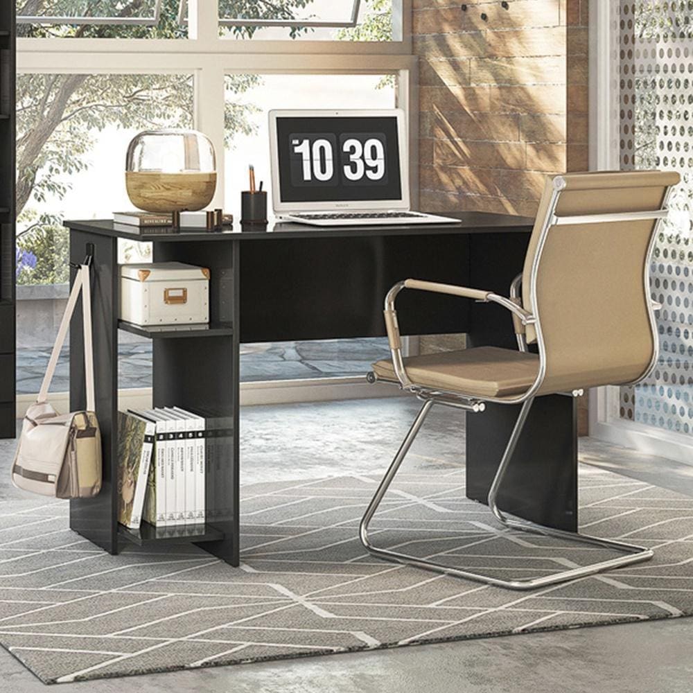 Mesa p/ Escritório 3875 Qmovi Preto