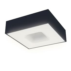 Plafon Taschibra Waffle Led Quadrado Bivolt 2700k Luz Quente Bivolt Preto
