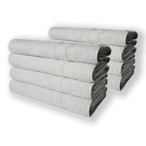 Kit 8 Toalhas De Banho Lisboa 100% Algodão 430g/m 80x150cm Branco