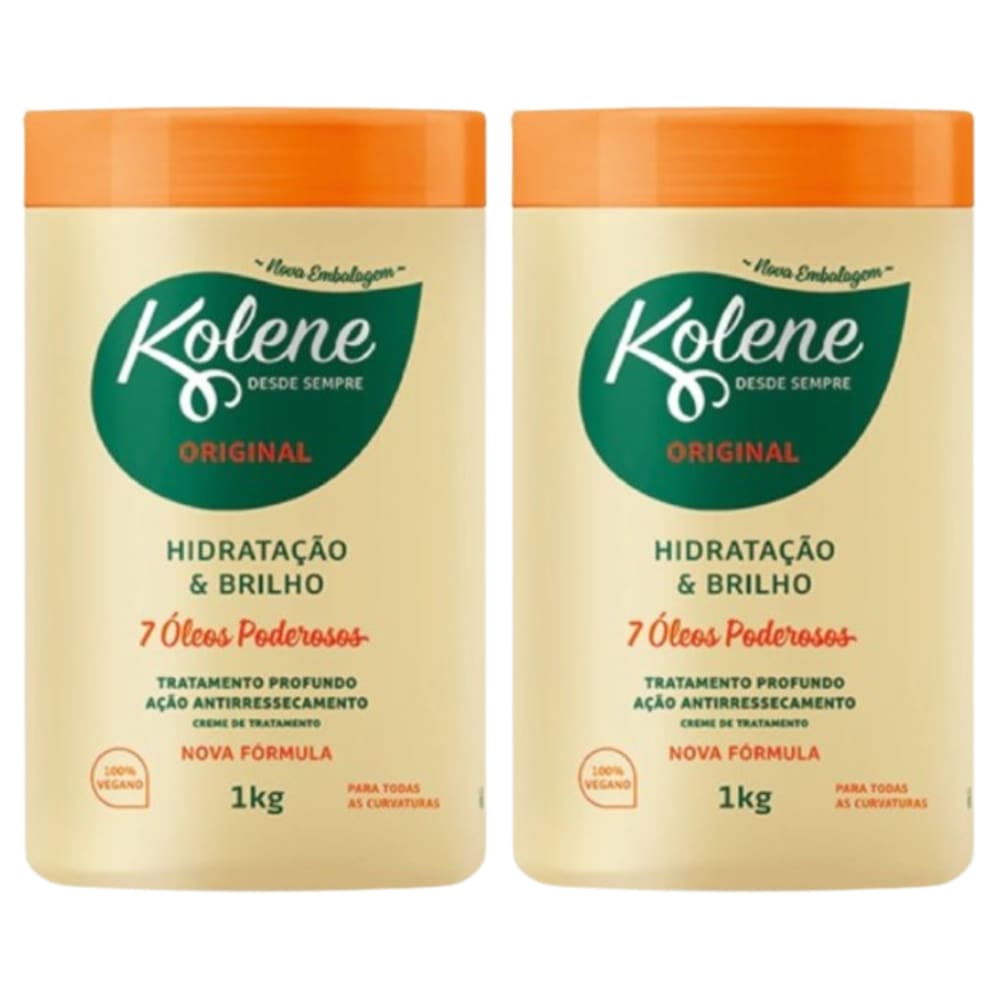 Creme de Tratamento Kolene 1kg - 2 Unidades
