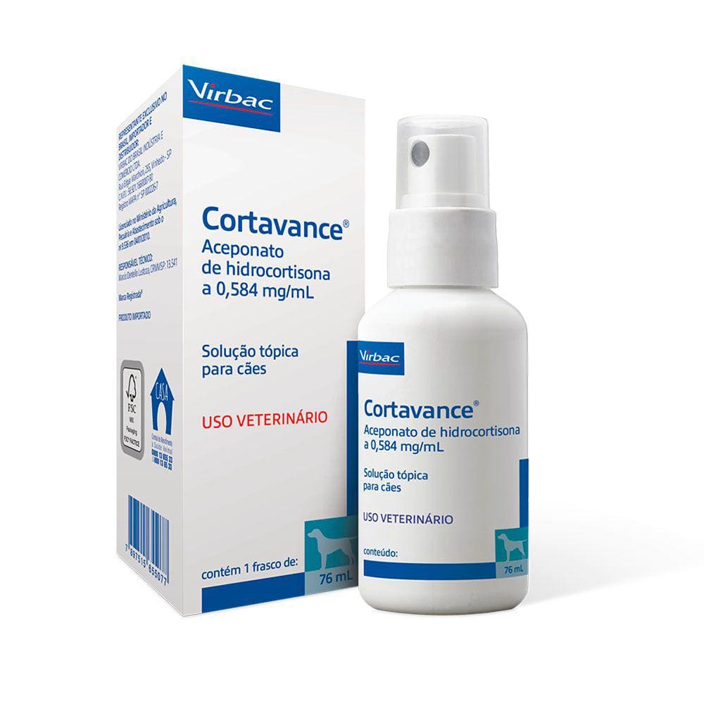 Virbac Cortavance Spray Para Cães 76Ml