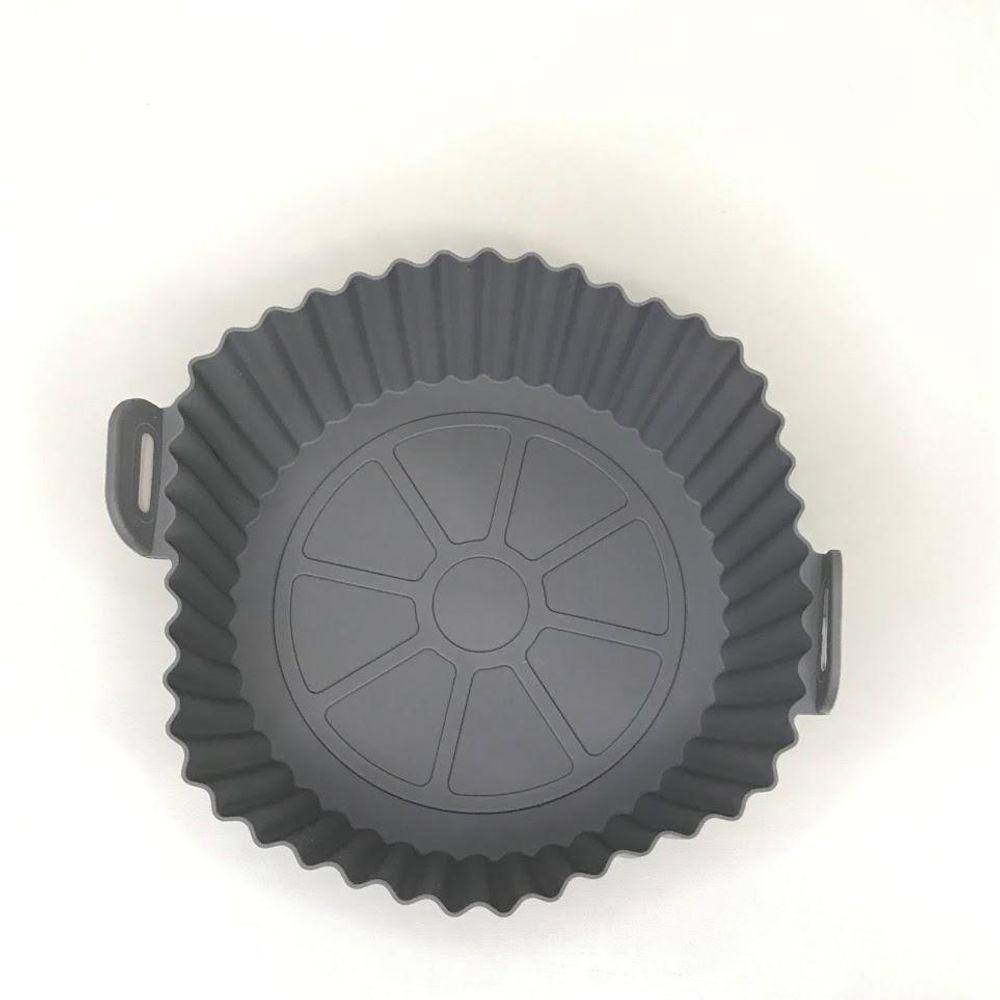 Forma Redonda De Silicone Air Fryer Antiaderente 16 Cm - Ad