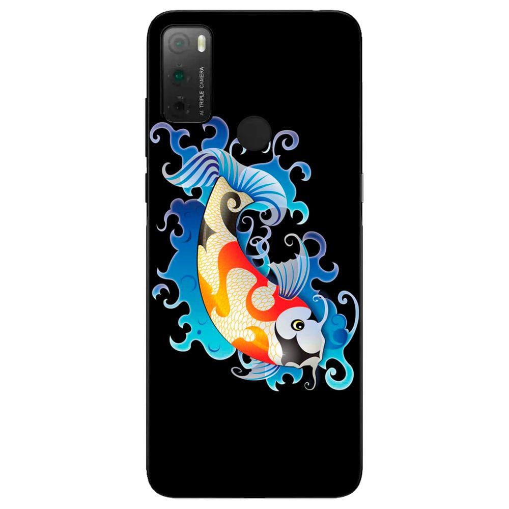 Capa Adesivo Skin053 Verso Para TCL 20Y
