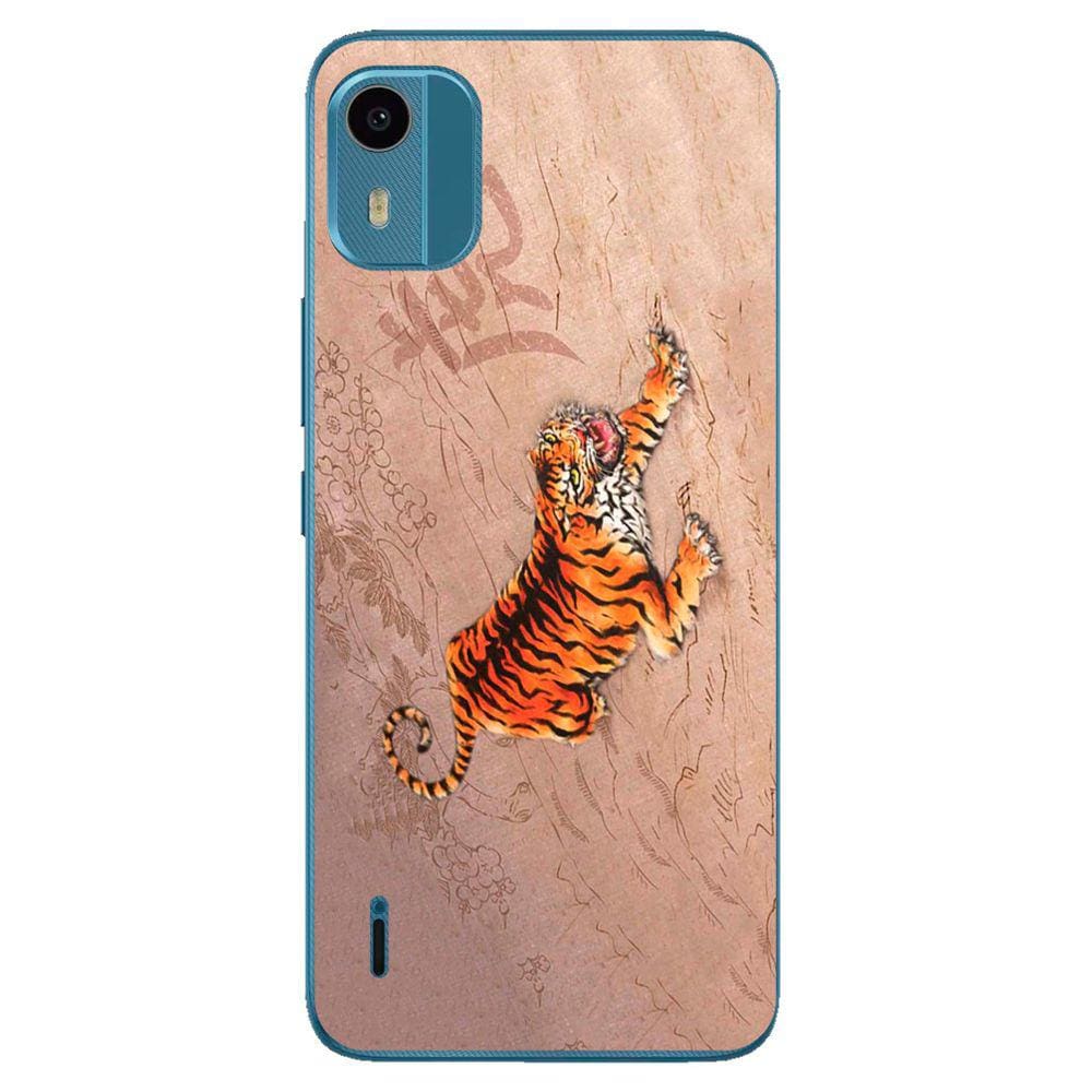 Capa Adesivo Skin243 Verso Para Nokia C12 Pro