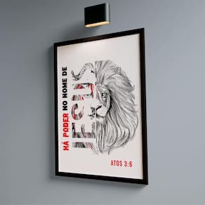 Quadro Há Poder No Nome De Jesus
