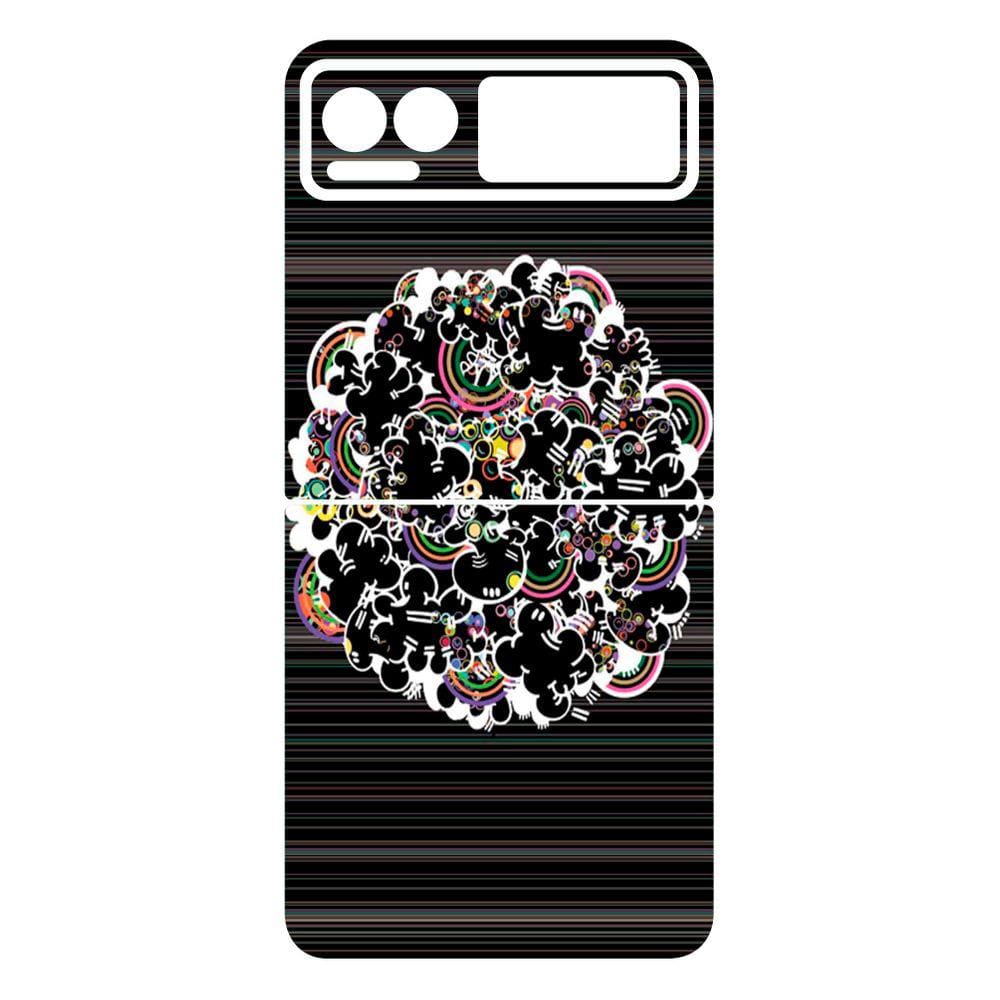 Capa Adesivo Skin110 Verso Para Motorola Razr 40