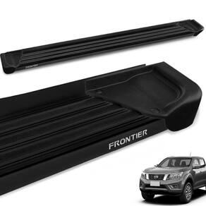 Estribo Lateral Frontier 2017 a 2024 Aluminio Preto A1
