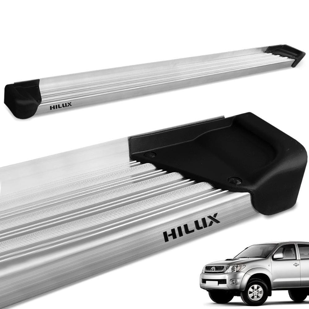 Estribo Lateral Hilux CD 2005 a 2015 Aluminio Natural A3